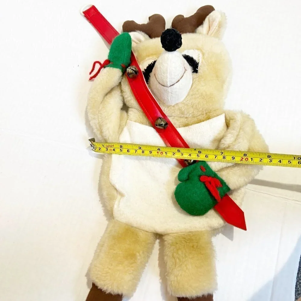 🌷SALE Vintage Hallmark Christmas 1981 Reindeer Card Carrier Collectible - Picture 12 of 12